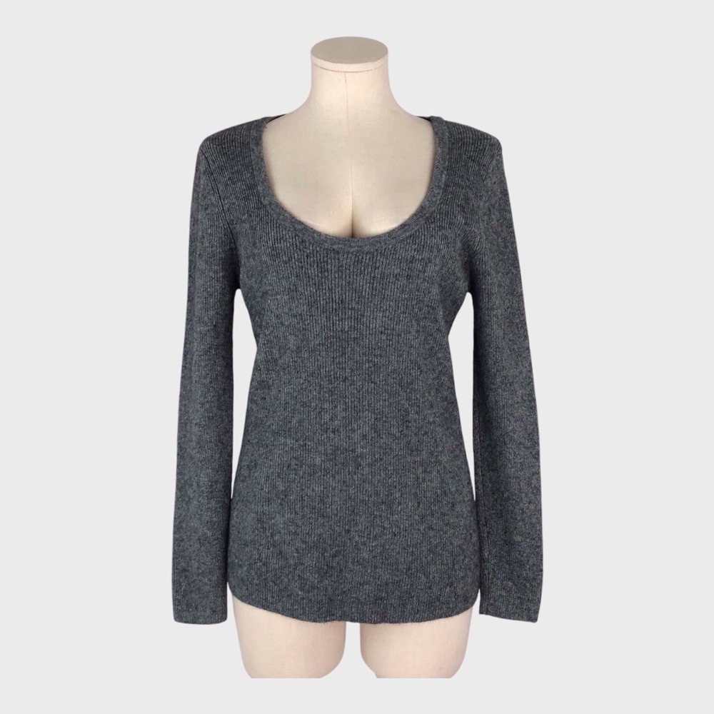 Soft Surroundings Petites‎ Deep Scoop Neck Sweater